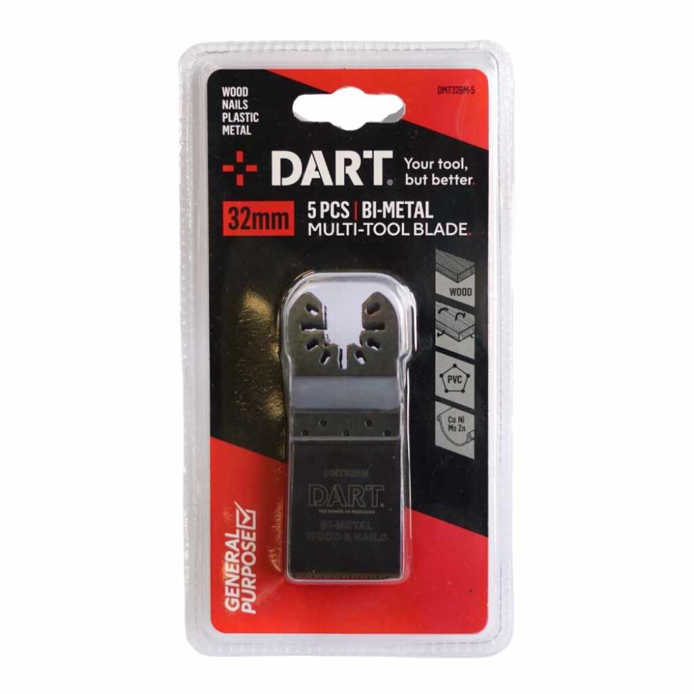 Dart 32mm Bi-Metal Multi-Tool Sawblade - Pack of 5 - Image 2