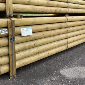 100mm x 3.66m Round Jump Poles