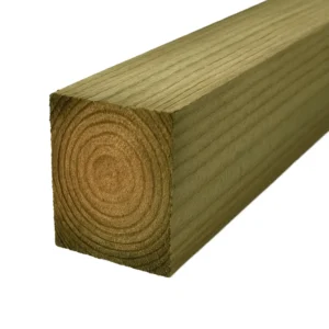 75mm x 100mm (4" x 3" ) x 4.8m Treated Sawn Timber Post