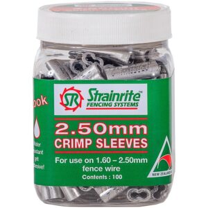 2.5mm Crimp Sleeves | 100 | Strainrite