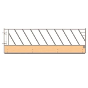 Diagonal Feed Fence Gate Unit | IAE