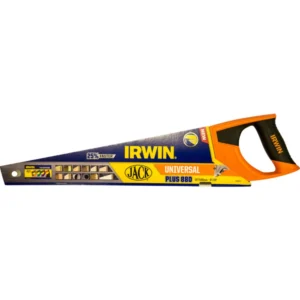 IRWIN Jack Plus 880 Universal Handsaw – 500mm (20in) | 8TPI | Fast-Cutting Hardpoint Blade