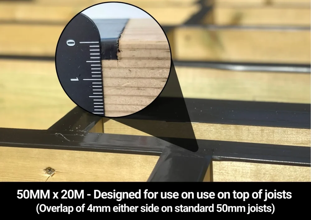 Deck Tape® Joist Sealing Tape for Decking (50mm x 20m)