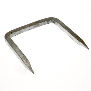 Large Square Galvanised Gate Staple